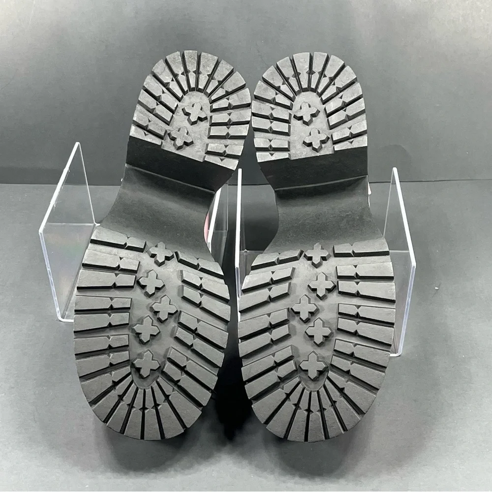 Pink Patent Platform Loafers size 8 new in box - Picture 5 of 7